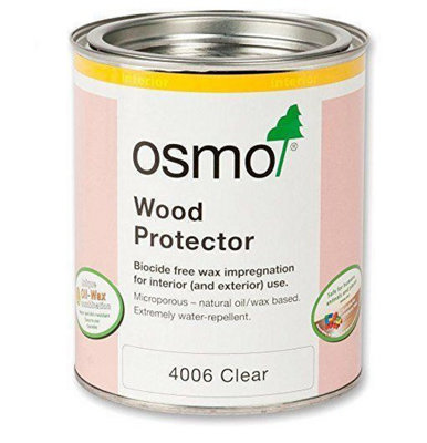 Osmo Wood Protector Interior and Exterior Protection - Clear - 750ml