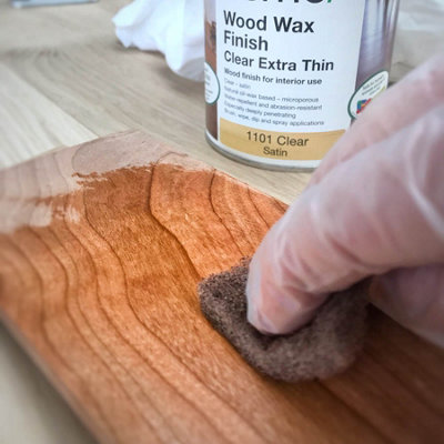 Osmo Wood Wax Finish Extra 1101 Clear Satin 750ml