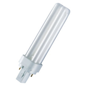 Osram 10w Dulux-D 827 2 Pin - Extra Warm White