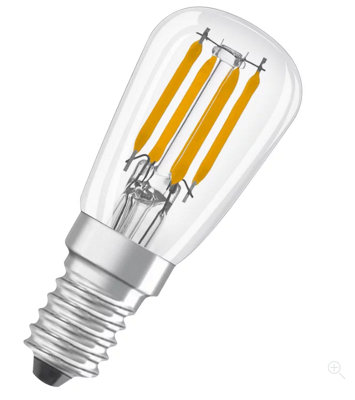 Osram 2.2w LED T26 SES Clear Filament 2700k - Extra Warm White