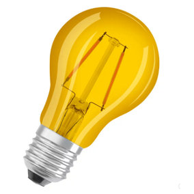 Osram 2.5w ES Yellow GLS LED Light Bulb