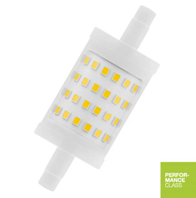 Osram 9.5w 78mm LED R7s 2700k Dimmable - Extra Warm White