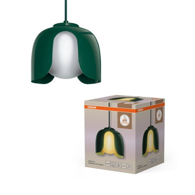 Osram Decor Corolle Pendant Ceiling Light E27 Green