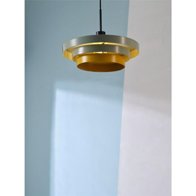 Osram Decor Layers Pendant Ceiling Light E27 Green-Yellow Max 15W LED Modern