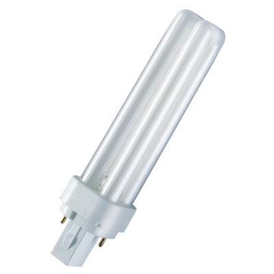 Osram Dulux 13w 840 2 Pin Double Turn Compact Fluorescent Lamp - Cool White