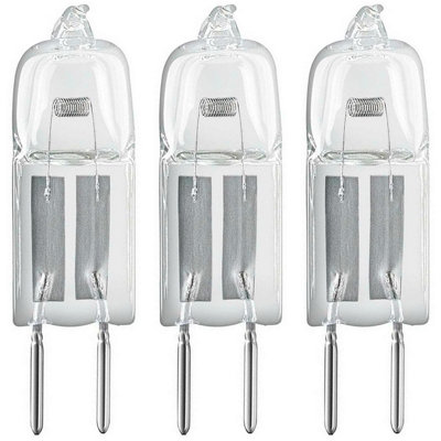 Osram Halogen G4 Capsule 5W 12V Dimmable Halostar Transverse Warm White Clear M9 (3 Pack)