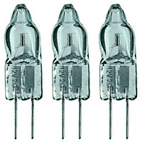 Osram Halogen Oven G4 Capsule 10W 12V Dimmable Halostar Warm White Clear (3 Pack)
