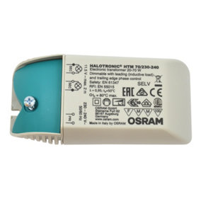OSRAM HALOTRONIC COMPACT HTM 70W, Electronic Transformers for Low-Voltage Halogen Lamps, 230-240V