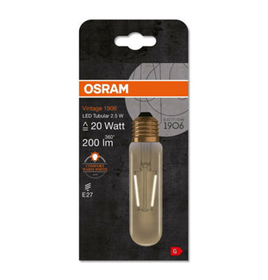 Osram vintage 1906 led sales e27 tubular