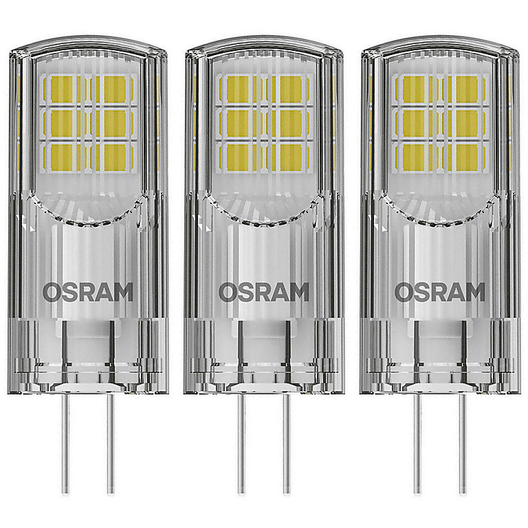 Osram LED G4 Capsule 2.6W 12V Parathom Warm White Clear (3 Pack) | DIY B&Q