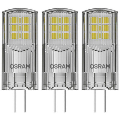 plek vals Pikken Osram LED G4 Capsule 2.6W 12V Parathom Warm White Clear (3 Pack) | DIY at  B&Q