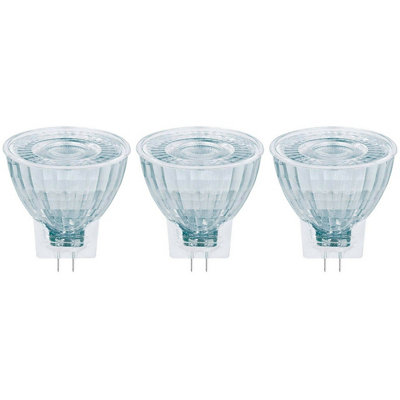 Osram LED MR11 Spotlight 3.2W GU4 12V Dimmable Parathom White (3 Pack) | DIY B&Q