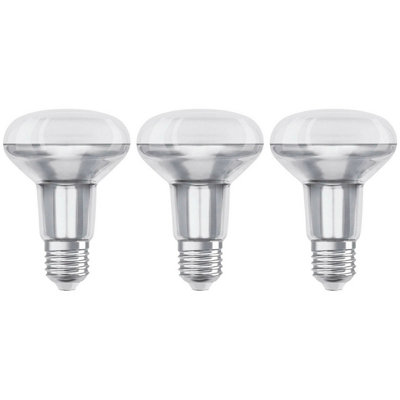 Osram LED R80 Reflector 4.3W E27 Parathom Warm White Diffused (3 Pack)