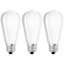 Osram LED ST64 6.5W E27 Parathom Filament Warm White Frosted (3 Pack)