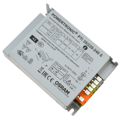 OSRAM POWERTRONC INTELLIGENT Pti S, 35W ECG for HID Lamps, 220-240V