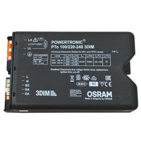 OSRAM POWERTRONC OUTDOOR PTo, 100W, ECG for HID Lamps, for outdoor lighting, 220-240V