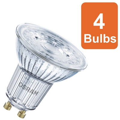 Osram Smart+ Matter Spot PAR16 50 GU10 Tunable White Light Bulb 4.7W 4 Pack