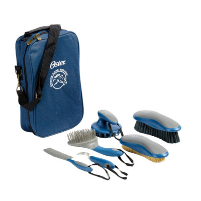 Oster Seven Piece Horse Grooming Kit Blue (One Size) DIY at B&Q