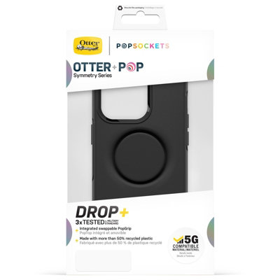 Otterbox +POP Symmetry Case for Apple iPhone 14 Pro Black - 5