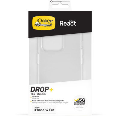 OtterBox React Case for  Apple iPhone 14 Pro Clear - 5