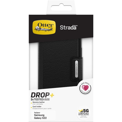 OtterBox Strada Case for Samsung Galaxy S22 Black - 7