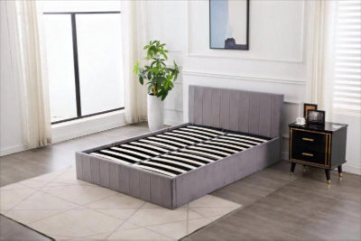 Ottoman Bed for Kids - Space-Saving, Durable, and Customizable Ottoman Bed for Kids, (Grey, 3ft)