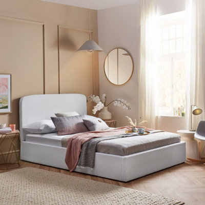 Small double upholstered ottoman bed hotsell