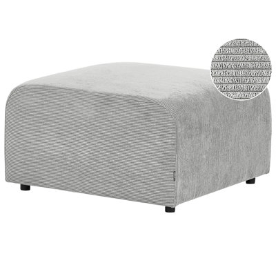 Ottoman FALSTERBO Corduroy Grey