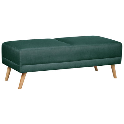 Ottoman FLORLI Fabric Dark Green