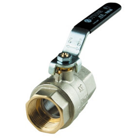 Ottone 1 Inch FxF Water Lever Type Ball Valve Quarter Turn for Many Installations