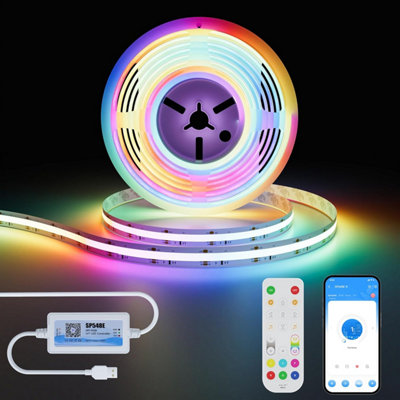 Oulara USB RGB Ws 2811 IC Cob LED Strip 5 V Addressable Light 2 M ...