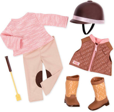 Our Generation Riding in Style Outfit , Deluxe Equestrian Outfit for 18 ...