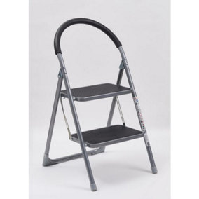 OurHouse SR20057 - 2 Wide Rubber Tread Step Ladders