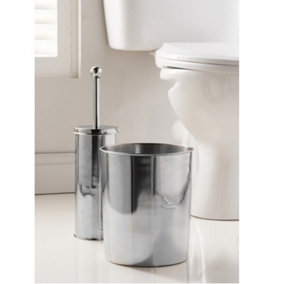 OurHouse SR25002 Toilet Brush & Bin Chrome