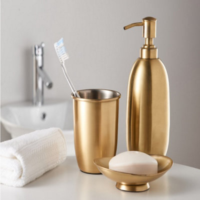 OurHouse SR25100 Bathroom Set Brass