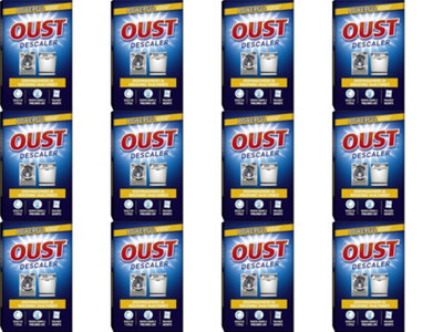 Oust Dishwasher & Washing Machine Descaler (2 Sachets) (Pack of 12)