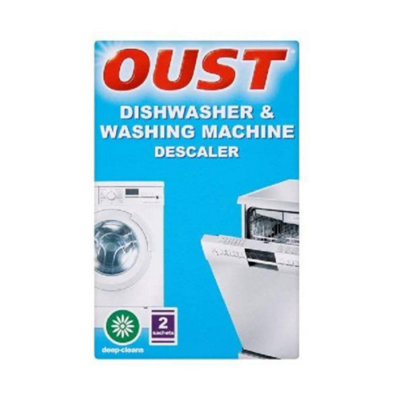 Oust Dishwasher & Washing Machine Descaler (2 Sachets) DIY at B&Q