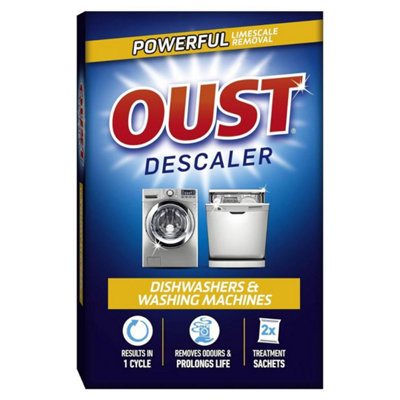 Oust Dishwasher & Washing Machine Descaler (2 Sachets)