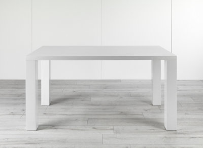 OUT & OUT Alexandra White Dining Table 150cm
