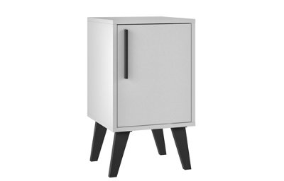 OUT & OUT Aspen White Sidetable with Door