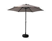 OUT & OUT Bali - Metal Parasol - 2.67m - Taupe