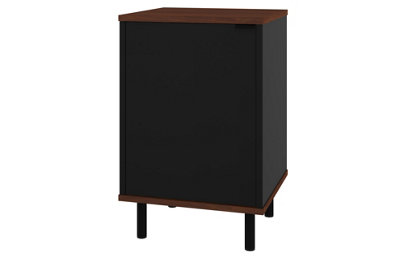 OUT & OUT Brooklyn Black Side Table- H.58 x W.38 x D.36cm