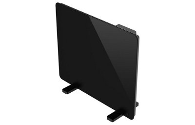 OUT u0026 OUT Ebony - Black Glass Panel Room Heater- 900W | DIY at Bu0026Q