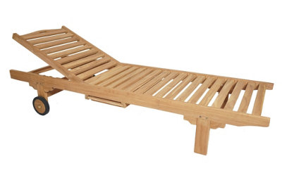 Wooden sun on sale loungers b&q