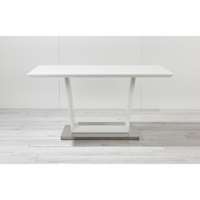 OUT & OUT Grande Stainless Steel Dining Table- 150cm