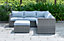 OUT & OUT Lima Outdoor Rattan Corner Lounge Set - 5 Seats