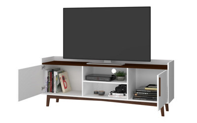 OUT & OUT Nova White TV Unit - 150cm