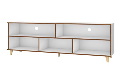 OUT & OUT Oslo White TV Unit - 180cm