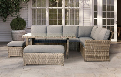 Chesterton corner best sale rattan set