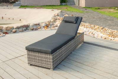 Rattan sun sale loungers b&q